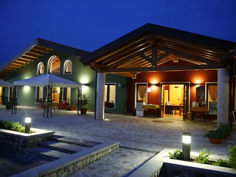 Front of property - evening/night