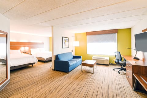 Suite, Multiple Beds | In-room safe, desk, laptop workspace, blackout drapes