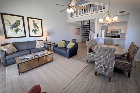 living and dining area