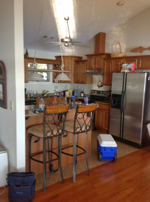 Kitchen all granite and stainless steel appliances