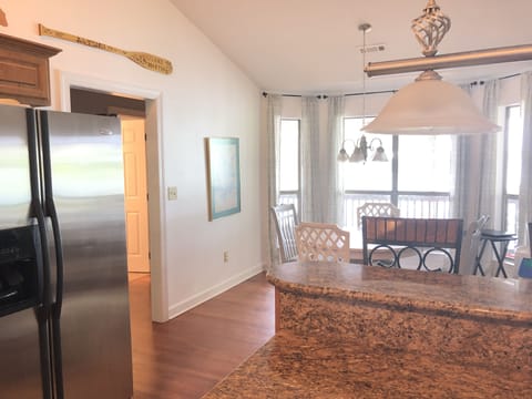 In kitchen looking at the breakfast table