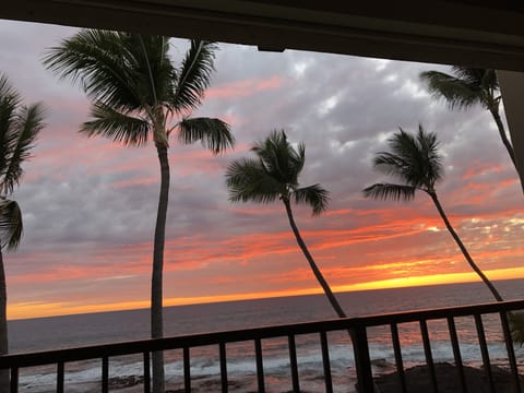 View from Lanai - Sunset from lanai