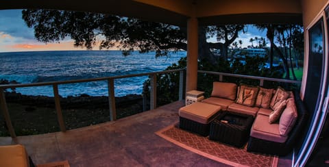 Lanai view at sunset