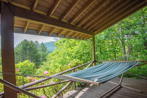 Relax on your front porch hammock...