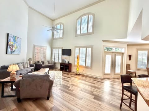 Cathedral ceilings open Living Space