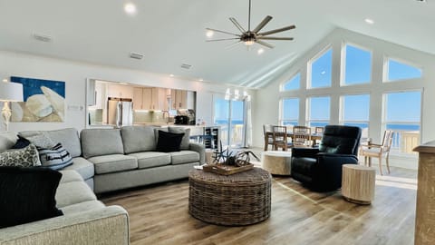 Living Room - Airy Living Room With the Remarkable View of the Gulf