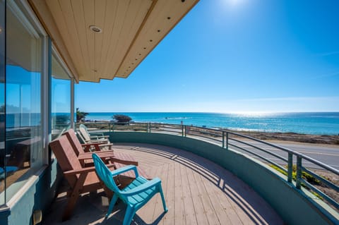Deck View of Moonstone Beach - Deck view of Moonstone Beach!
