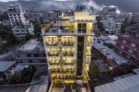 Front of property - evening/night
