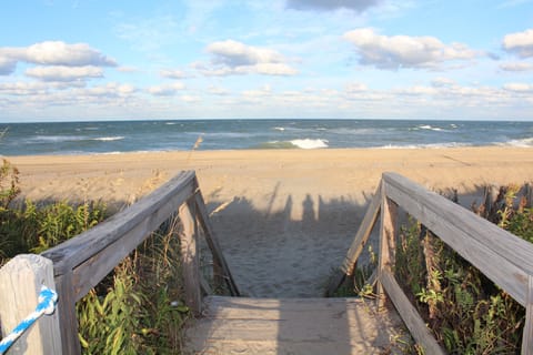 White Street beach access is just steps from the house 