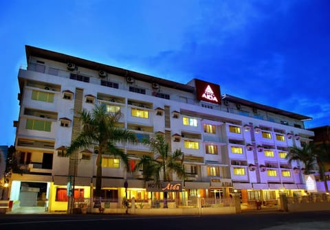 Front of property - evening/night