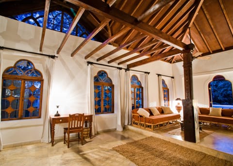 Penthouse, 1 Bedroom, Terrace, Valley View | Living area | 21-inch TV with satellite channels