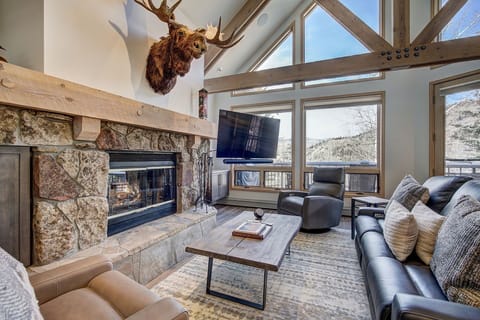 Townhome, 3 Bedrooms | Living area | TV, fireplace, DVD player