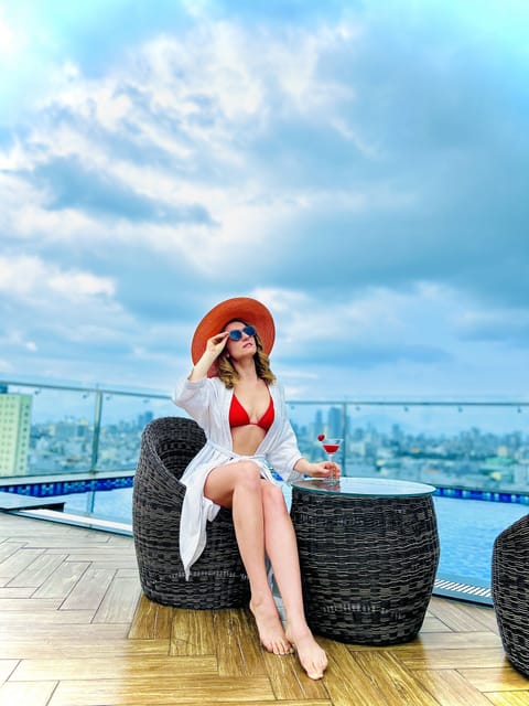 Outdoor pool, open 6:00 AM to 9:00 PM, sun loungers