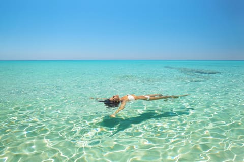 Beach nearby, white sand