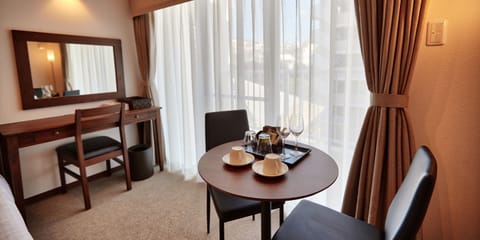 (Condominium Type) Twin Room A | Blackout drapes, WiFi (free), bed sheets
