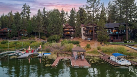 View from Lake - View of the home and dock from Lake