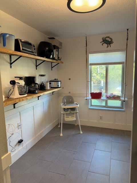 Large Appliance Storage and Food Pantry off kitchen.  Great for storing coolers