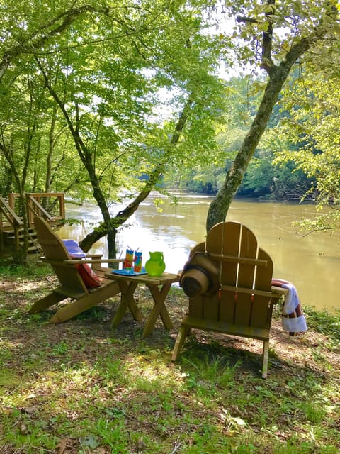 Relaxing by the River