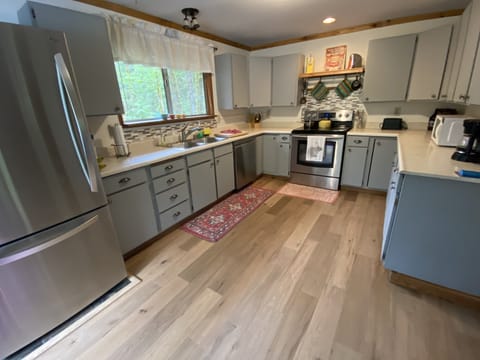 Large and open kitchen