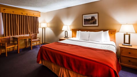 Individually decorated, individually furnished, desk, iron/ironing board