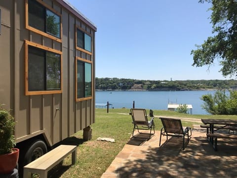 This is anew photo from July 2025. Lake is full and everything is perfect