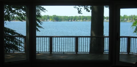Relaxing view of the biggest part of Paw Paw Lake.