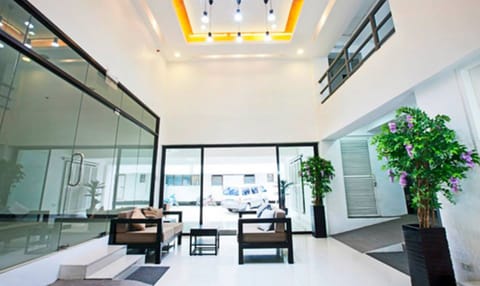 Interior entrance