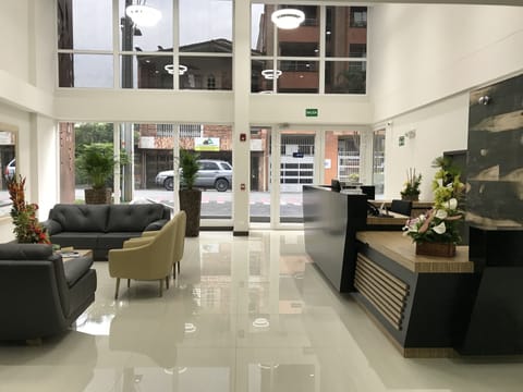 Lobby sitting area
