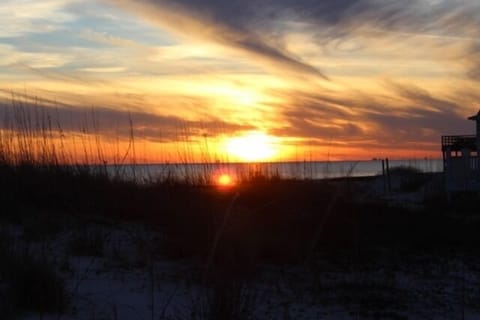 Sunset - The sunset from our beautiful Fort Morgan beach.