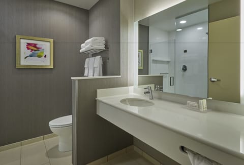 Free toiletries, hair dryer, towels, soap