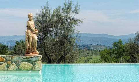 Outdoor pool, a rooftop pool, open 8:00 AM to 6:00 PM, pool umbrellas