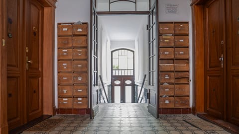 Interior entrance