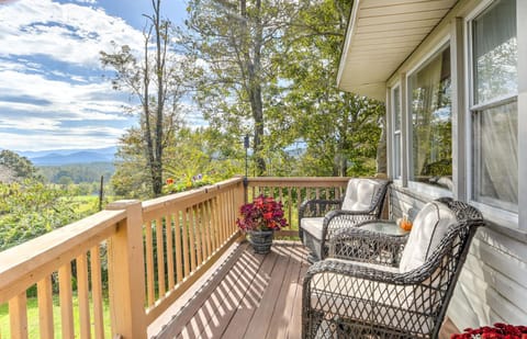 Have a seat on the deck and enjoy the endless view.