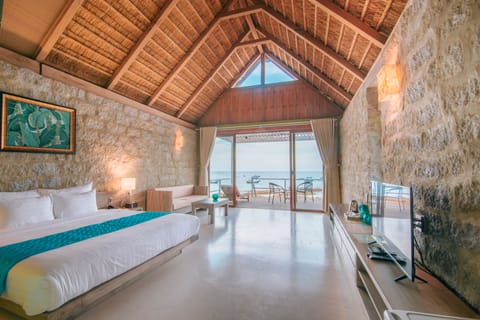 Bungalow (Ocean Front View) | Minibar, in-room safe, soundproofing, WiFi (free)
