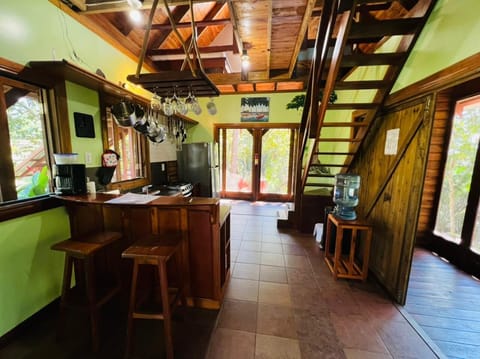 Family Cottage, 2 Bedrooms, Mountain View, Mountainside | Private kitchen | Fridge, oven, stovetop, coffee/tea maker