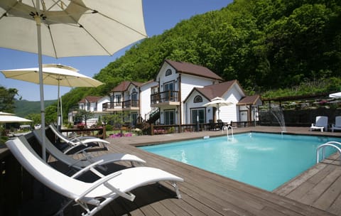 Seasonal outdoor pool