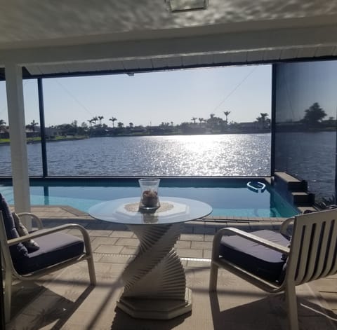 Enjoy very Private Seating Spot on Pool Deck just outside the Master Bedroom:)
 