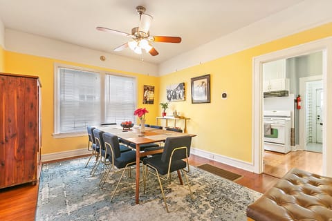 Great place for family gatherings, meals, or simply working on your computer