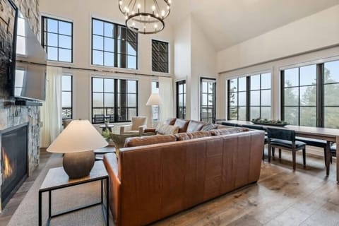 Condo, Multiple Beds (Three-Bedroom Apartment - High Floor) | Living area | Flat-screen TV