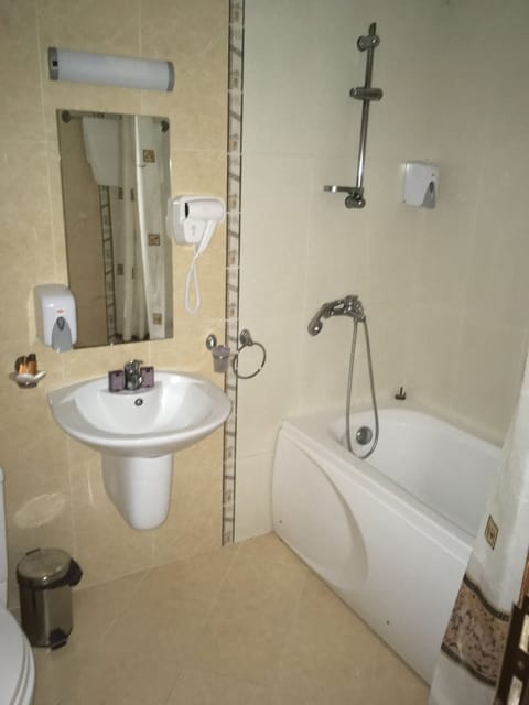 Luxury Studio Suite | Bathroom | Shower, free toiletries, hair dryer, towels