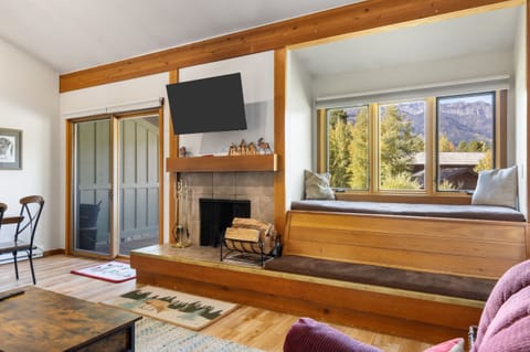 Living Room with Fireplace