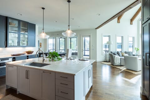 Kitchen toward Dining table