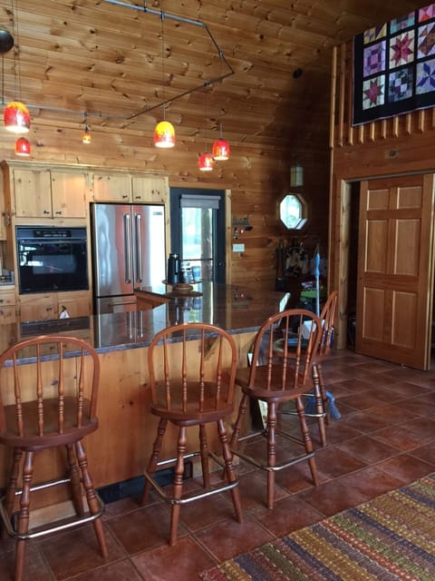 front door, kitchen, closet & loft