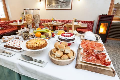 Daily self-serve breakfast for a fee