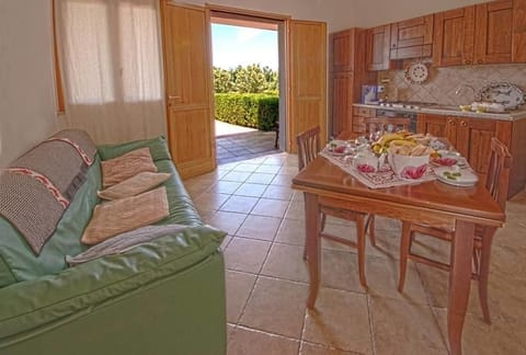 Family Apartment, 1 Bedroom | Private kitchen | Fridge, microwave, stovetop, coffee/tea maker