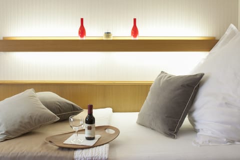 Desk, laptop workspace, blackout drapes, soundproofing