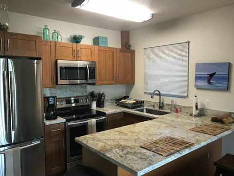 Unit #2: 1 BR 1 BA Downstairs unit.
Kitchen