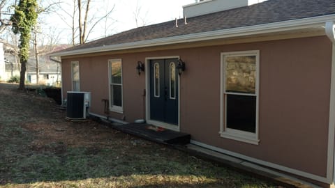 Front door to lake house.