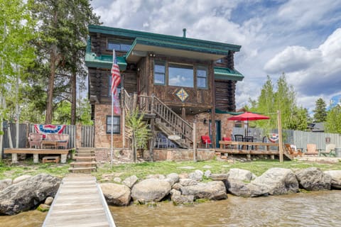 Lake side of the house
