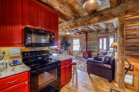 kitchen looking towards the living room